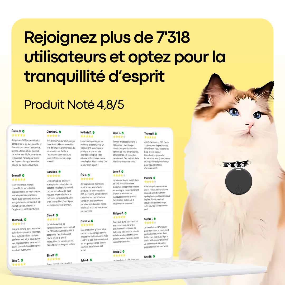 GPS Pour Chat Sans Abonnement - Parallax