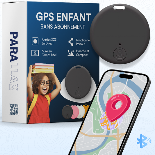Traceur GPS Enfant Sans Abonnement - Parallax