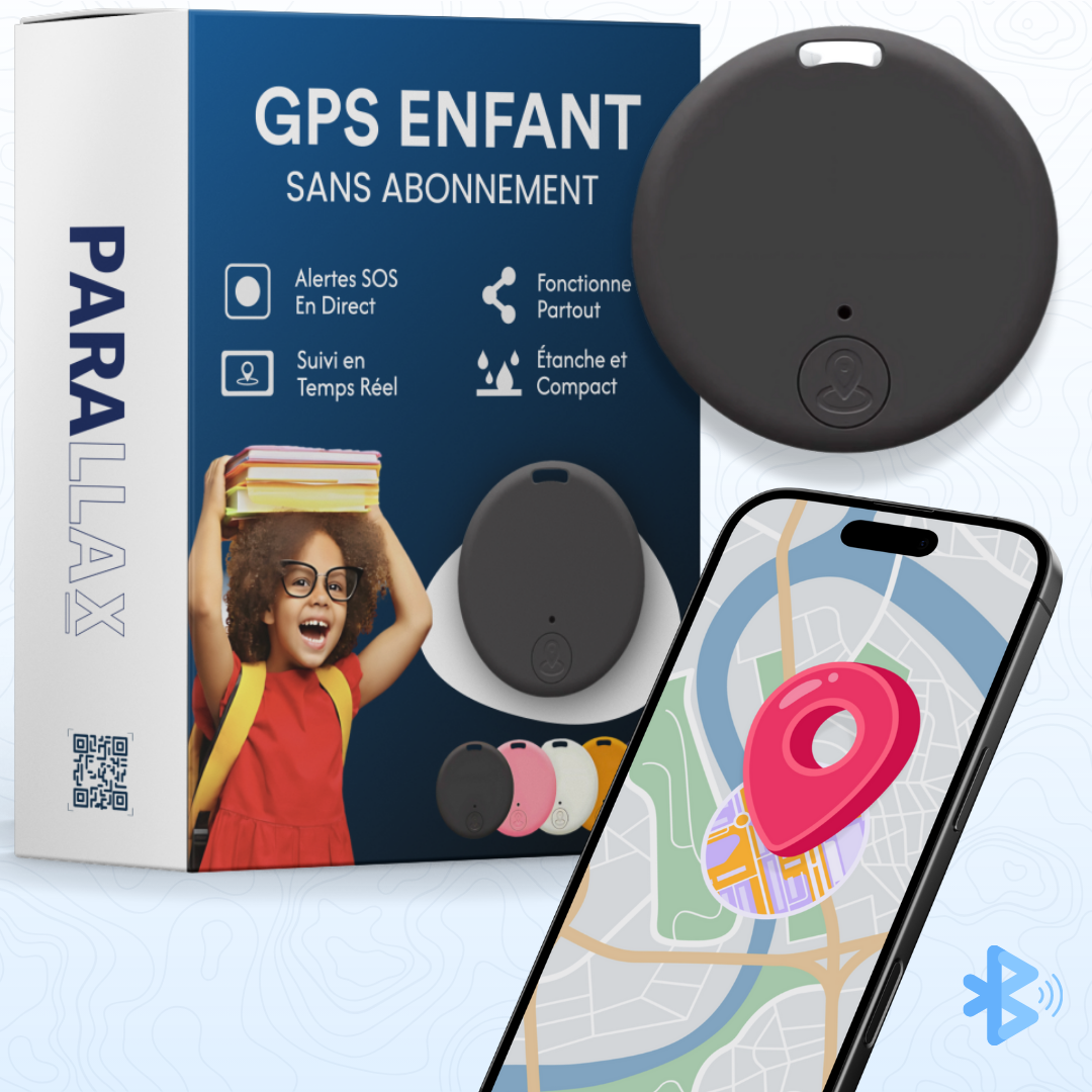 Traceur GPS Enfant Sans Abonnement - Parallax