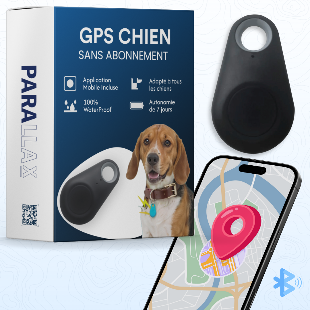 Traceur GPS Chien sans Abonnement - Parallax
