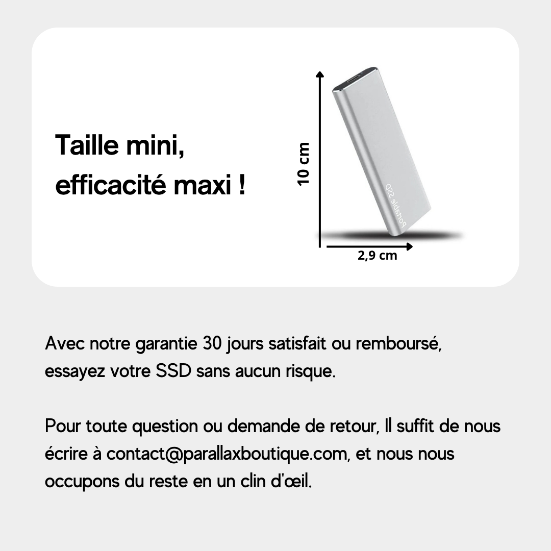 Disque dur Externe SSD 500Go à 64To  | Parallax