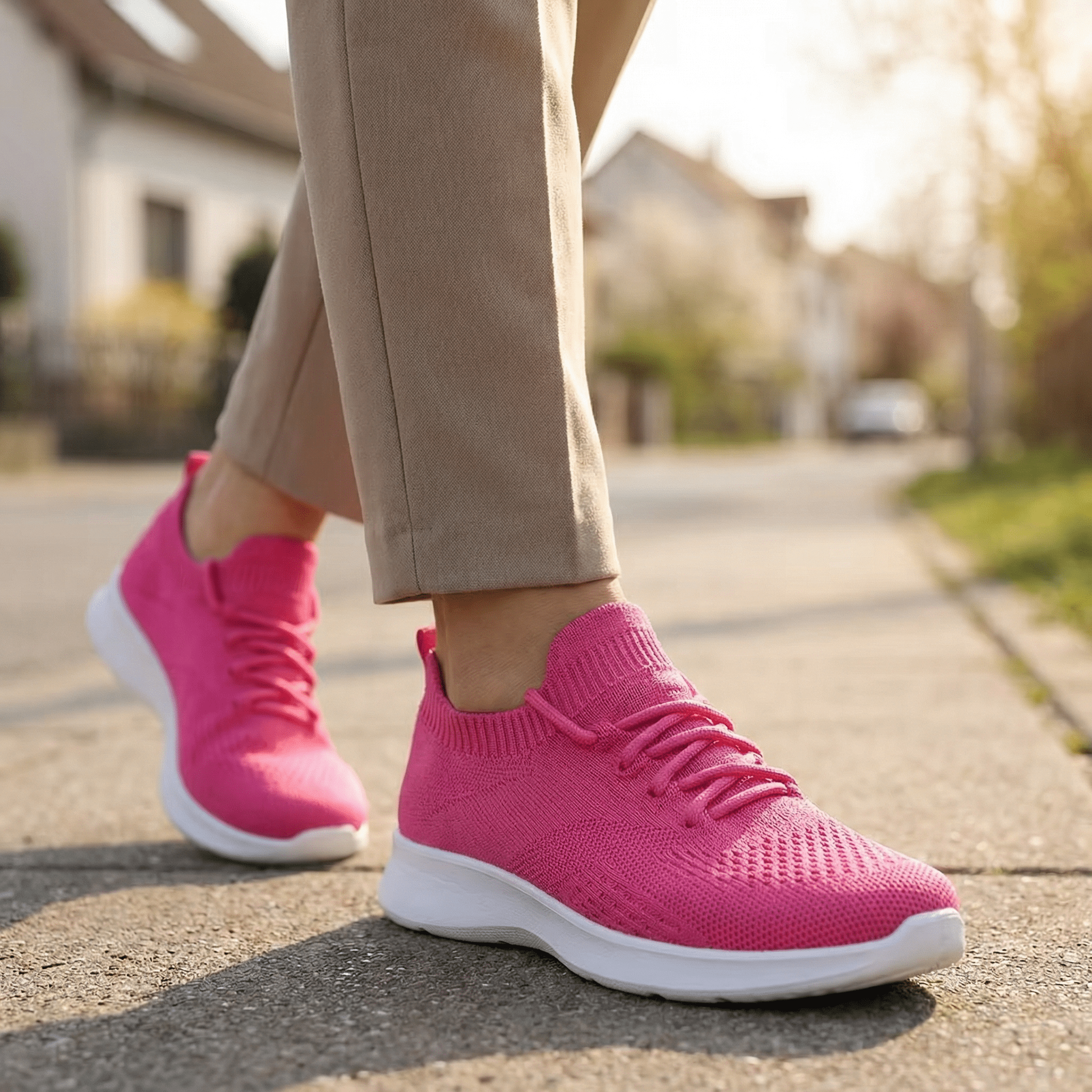 Aura Knit – Sneakers Slip - On Respirantes & Confort Quotidien - Parallax