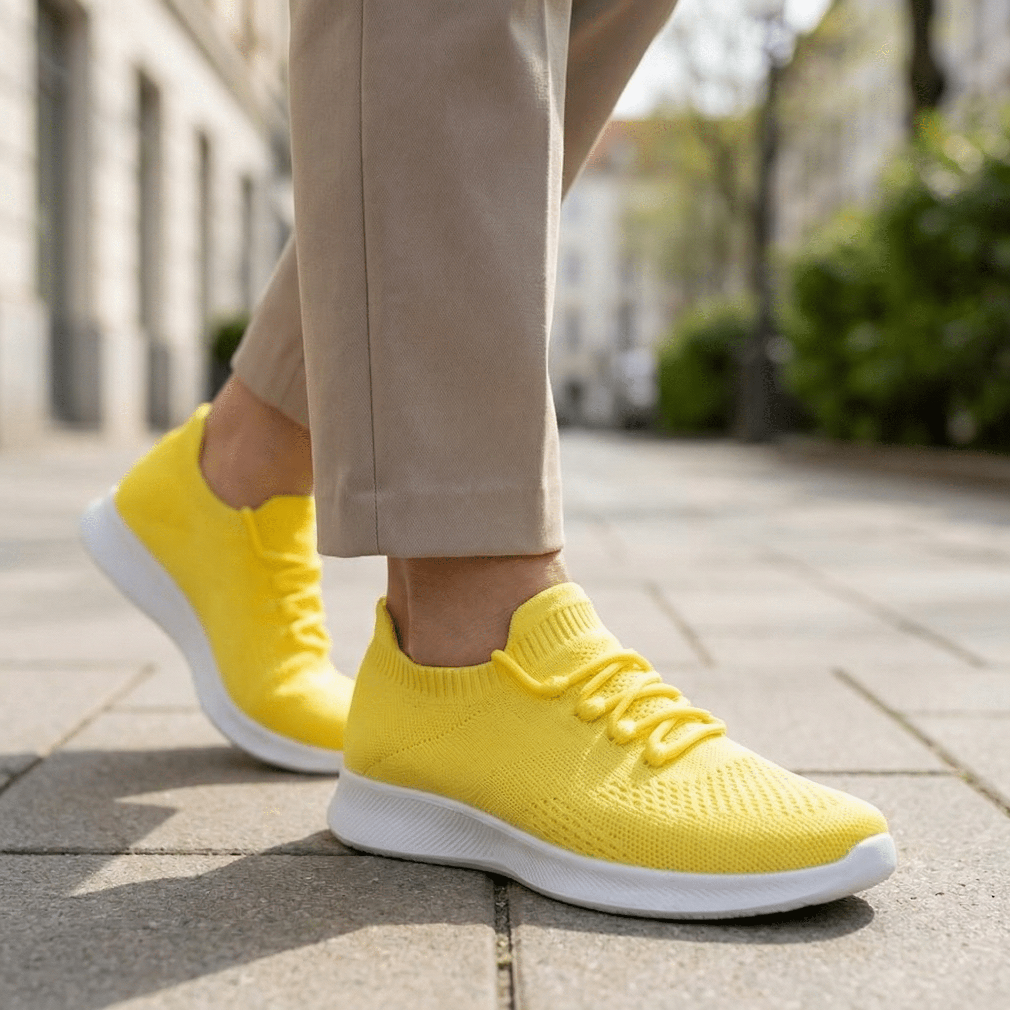 Aura Knit – Sneakers Slip - On Respirantes & Confort Quotidien - Parallax