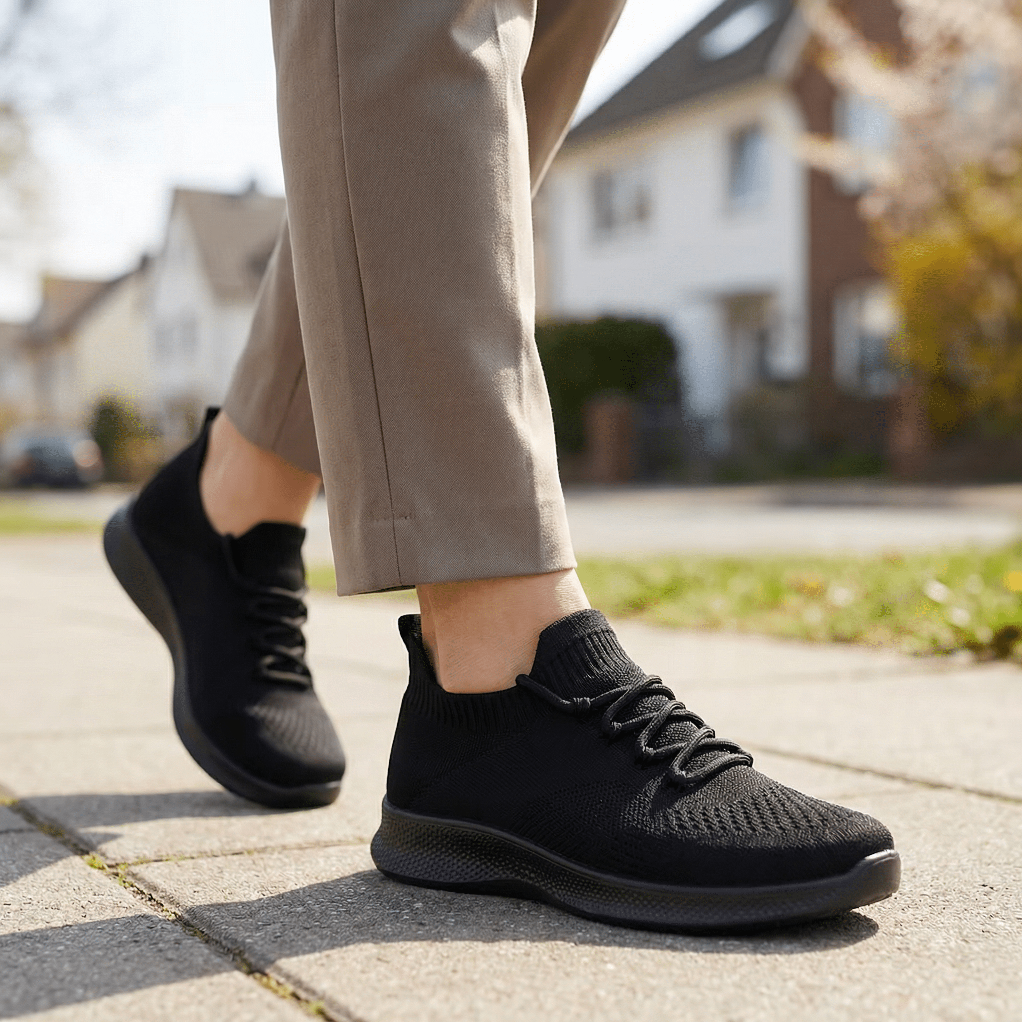 Aura Knit – Sneakers Slip - On Respirantes & Confort Quotidien - Parallax