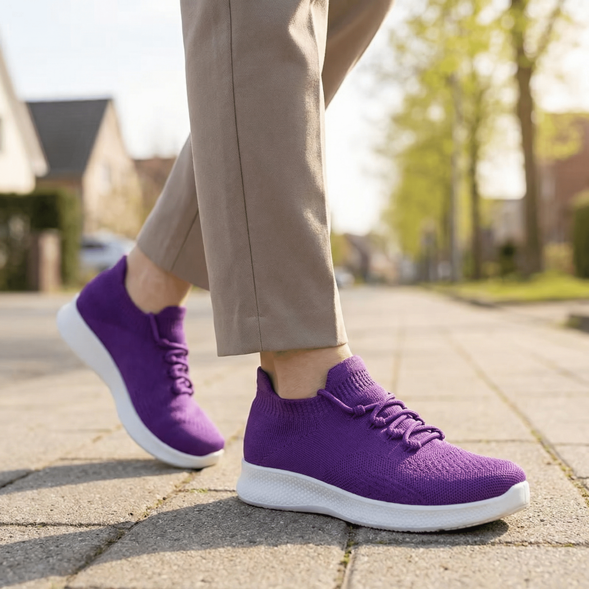 Aura Knit – Sneakers Slip - On Respirantes & Confort Quotidien - Parallax