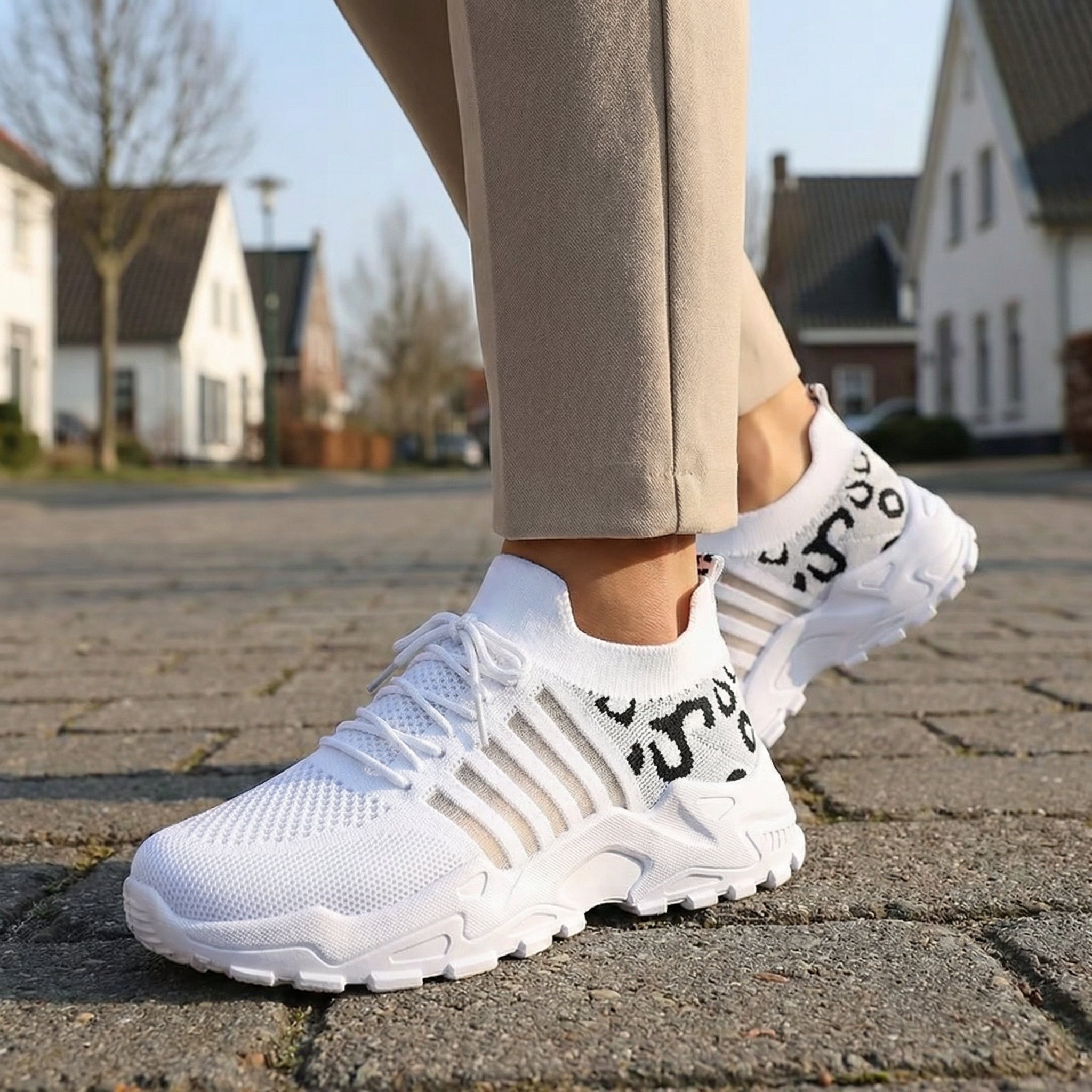 Léopard Wild – Sneakers Respirantes à Imprimé Animal & Confort de Marche - Parallax