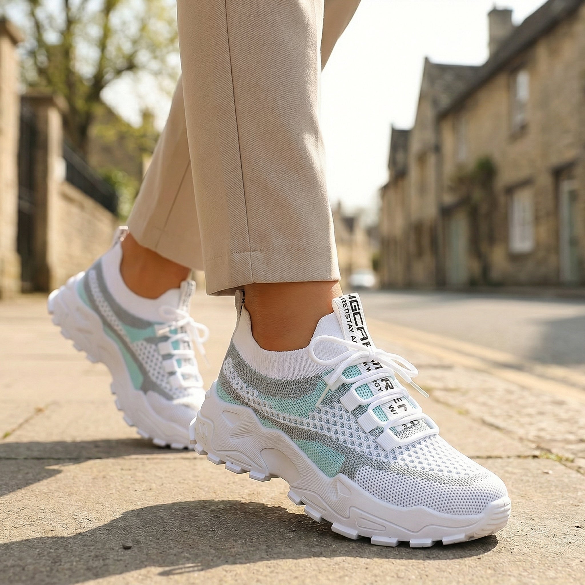 Lumina Mesh – Sneakers Colorblock Respirantes & Ultra - Légères - Parallax