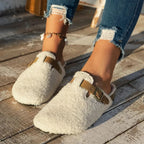 NOMA - Chaussons Femme Douillets et Chauds – Pantoufles Confort Quotidien Hiver - Parallax