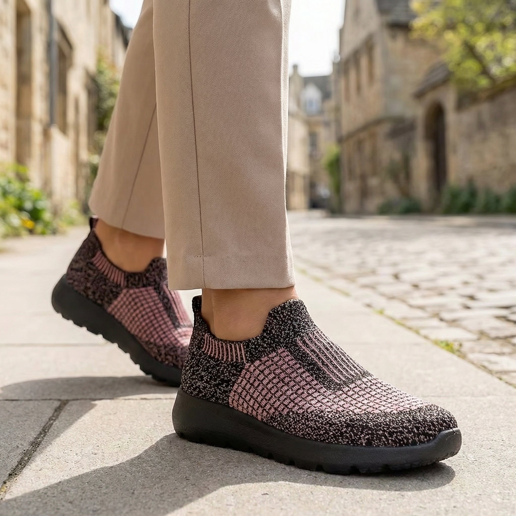 Nova Quest – Sneakers Slip - on Ultra - Légères & Maille Respirante Texturée - Parallax