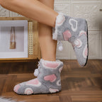 ORTHAE AMOURA - Chaussons Intérieur Femme – Doublure Douce et Chaude - Parallax