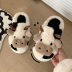 ORTHAE COW – Chaussons Femme Intérieur Doux et Chaud | Pantoufles Cocooning - Parallax