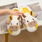 ORTHAE MOOVY - Chaussons Peluche Femme - Pantoufles Intérieur Chaudes et Douces - Parallax