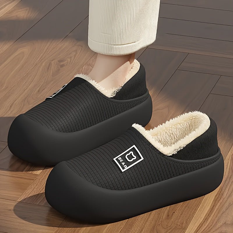 ORTHAE NORDIK - Chaussons d’Hiver Pour Femme Antidérapantes pour Intérieur et Extérieur - Parallax