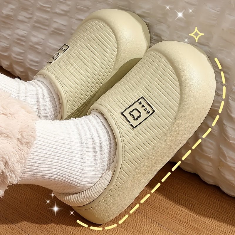 ORTHAE NORDIK - Chaussons d’Hiver Pour Femme Antidérapantes pour Intérieur et Extérieur - Parallax