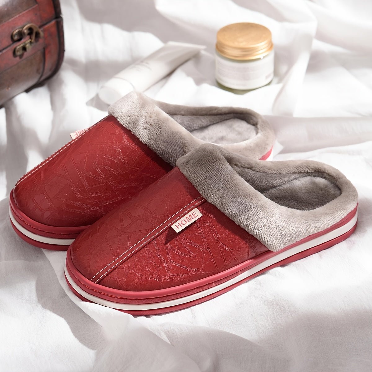 ORTHAE – Pantoufles d’Intérieur Chaudes Unisexe - Parallax