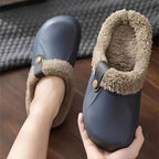 ORTHAE SHELTER – Pantoufles d’Hiver Femme Doublés Chauds avec Semelle Antidérapante - Parallax