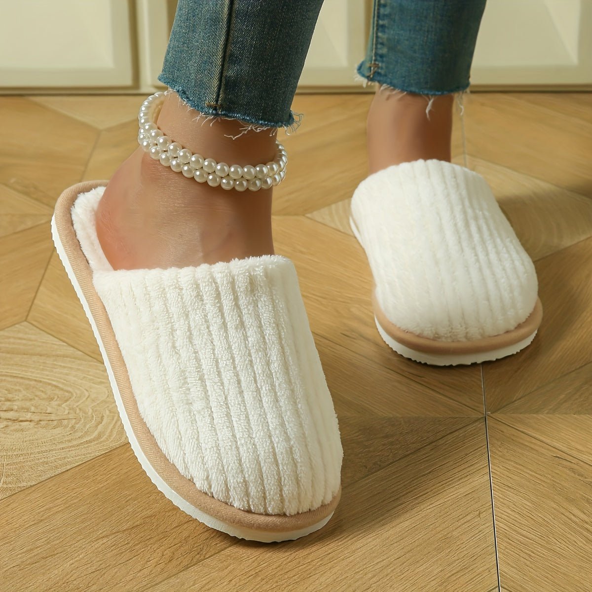 ORTHAE SOFT - Pantoufles Intérieur Femme Douces et Confortables - Parallax