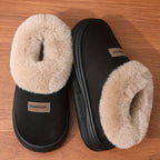 ORTHAE VELORA - Chaussons Femme Confort Doublés Chauds avec Semelle Épaisse - Parallax