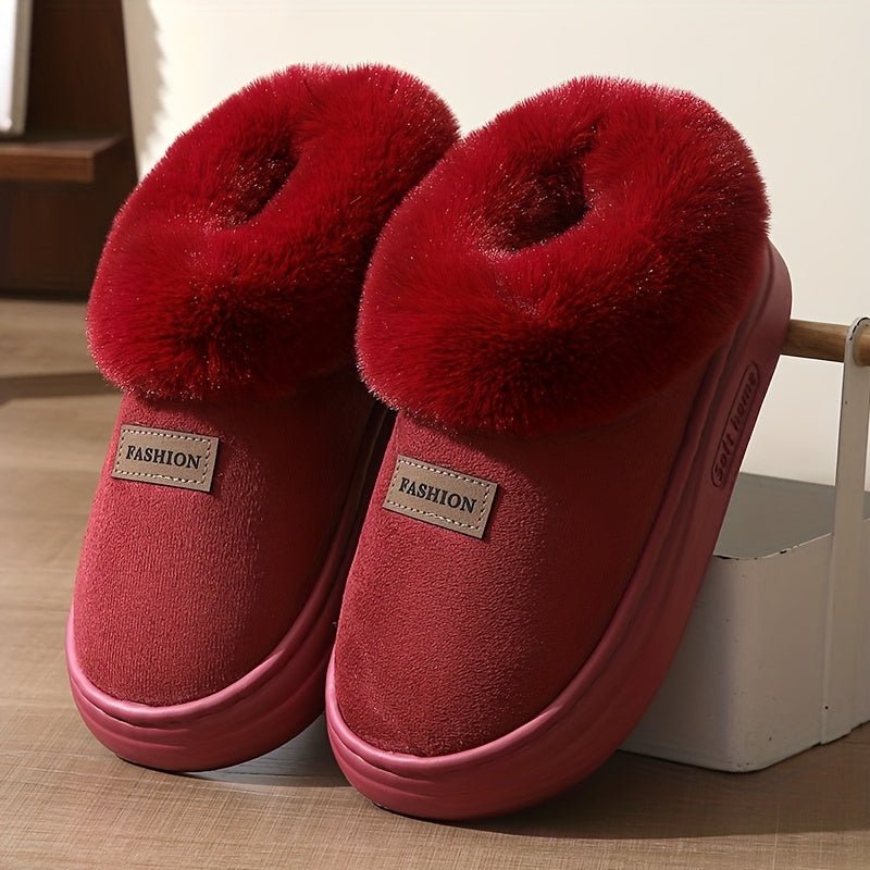 ORTHAE VELORA - Chaussons Femme Confort Doublés Chauds avec Semelle Épaisse - Parallax