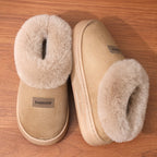 ORTHAE VELORA - Chaussons Femme Confort Doublés Chauds avec Semelle Épaisse - Parallax