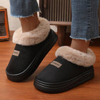 ORTHAE VELORA - Chaussons Femme Confort Doublés Chauds avec Semelle Épaisse - Parallax