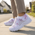 Papillon Aura – Sneakers Plateformes à Imprimé Floral & Mesh Respirant - Parallax