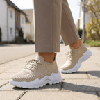 Sienna Knit – Sneakers en Maille Texturée & Semelle Épaisse Confort - Parallax