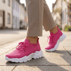 Sienna Knit – Sneakers en Maille Texturée & Semelle Épaisse Confort - Parallax