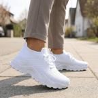 Sienna Knit – Sneakers en Maille Texturée & Semelle Épaisse Confort - Parallax