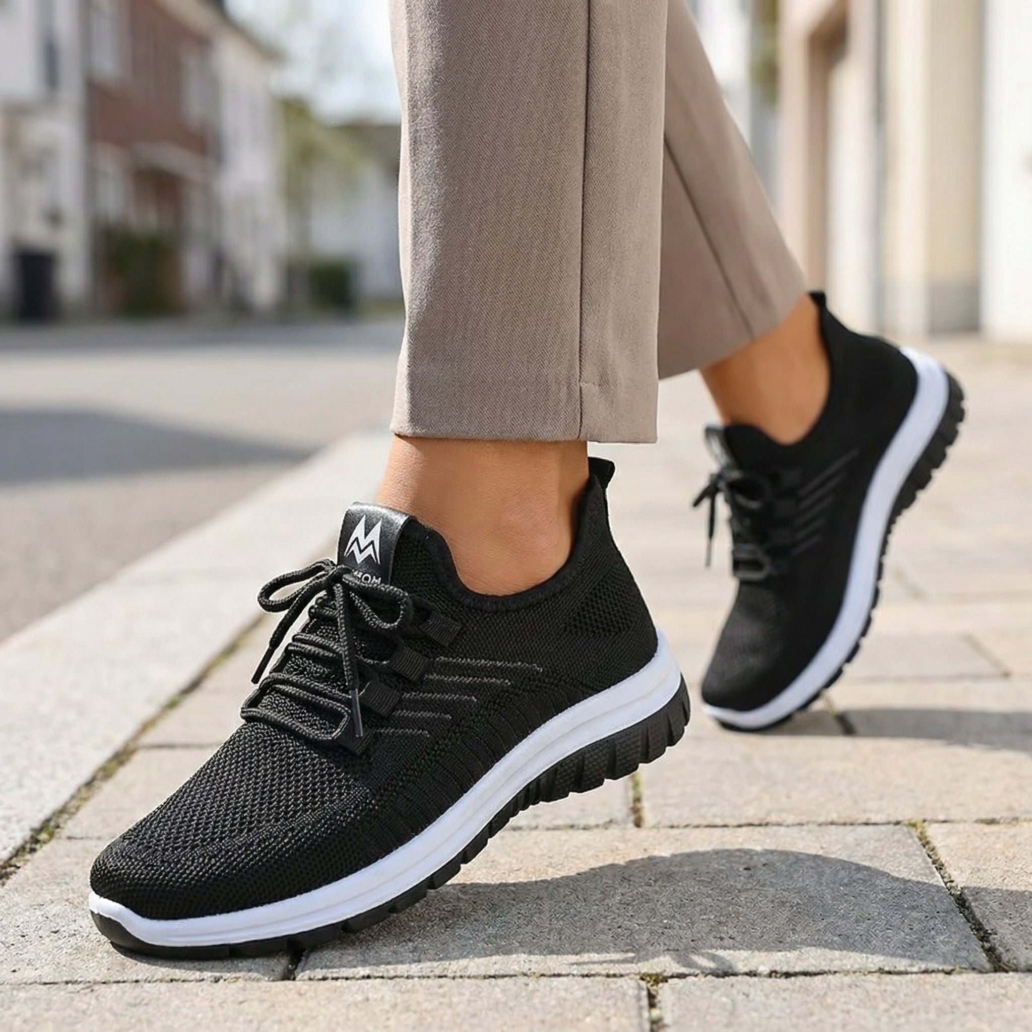 Stella Knit – Sneakers Élégantes en Maille Respirante & Polyvalente - Parallax