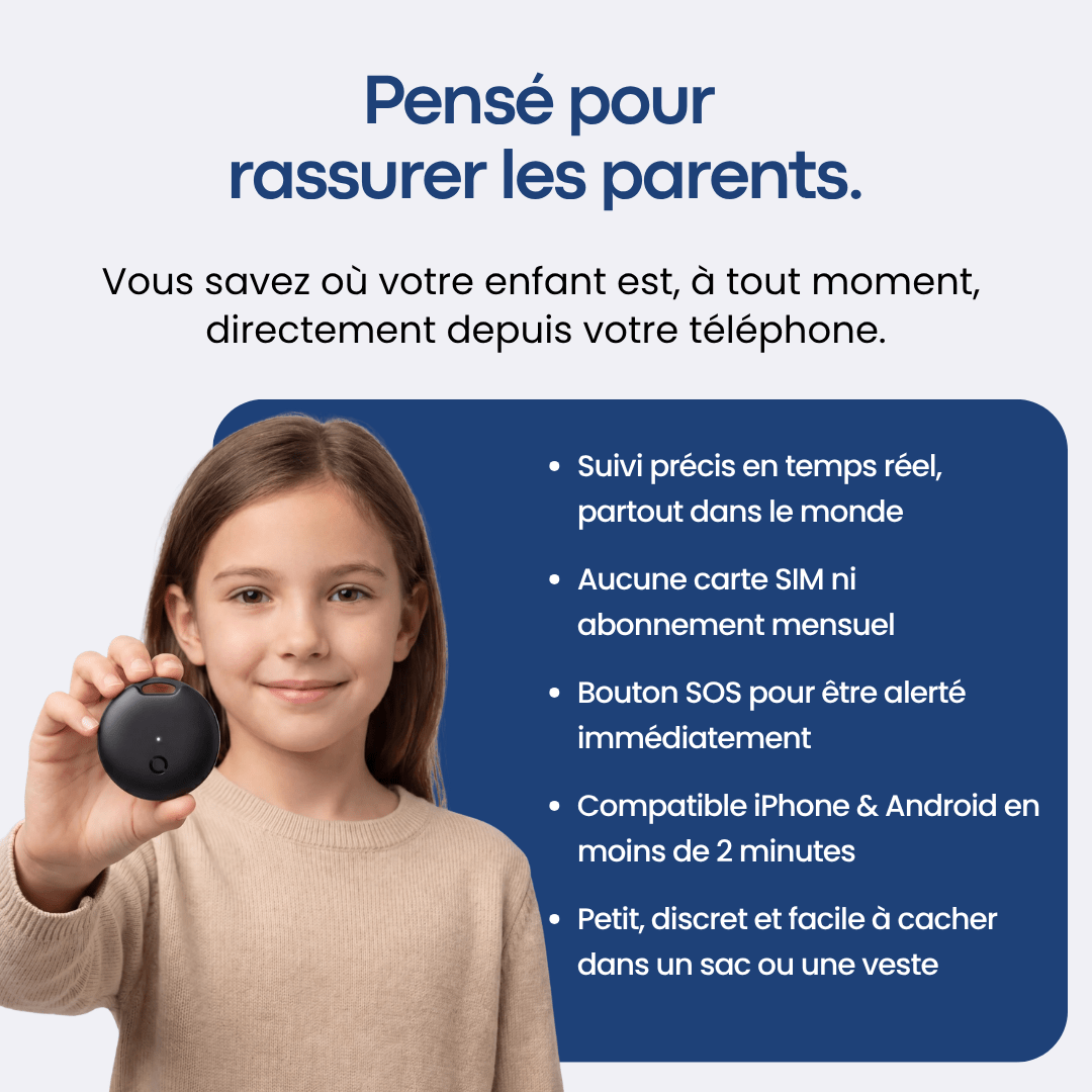 Traceur GPS Enfant Sans Abonnement | Parallax - Parallax