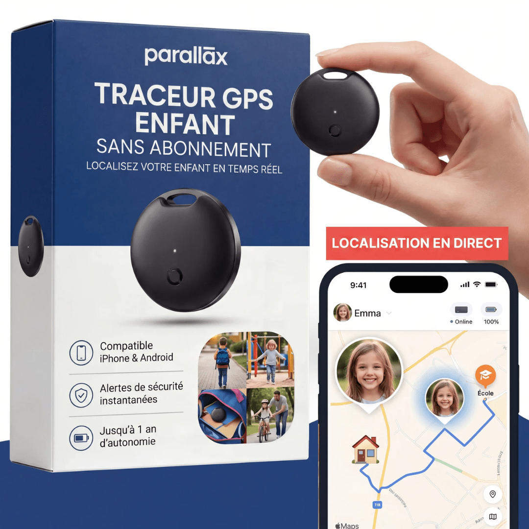 Traceur GPS Enfant Sans Abonnement | Parallax - Parallax