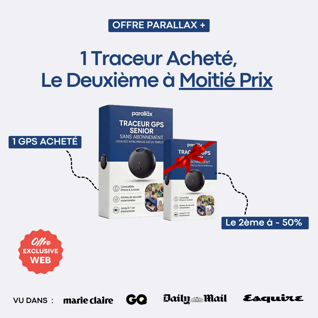 Traceur GPS Pour Seniors — Sans Abonnement — Parallax - Parallax