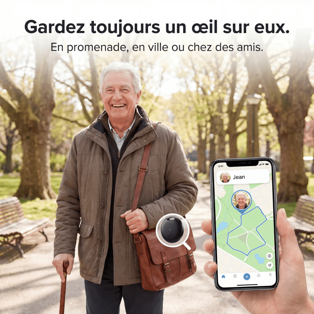 Traceur GPS Pour Seniors — Sans Abonnement — Parallax - Parallax