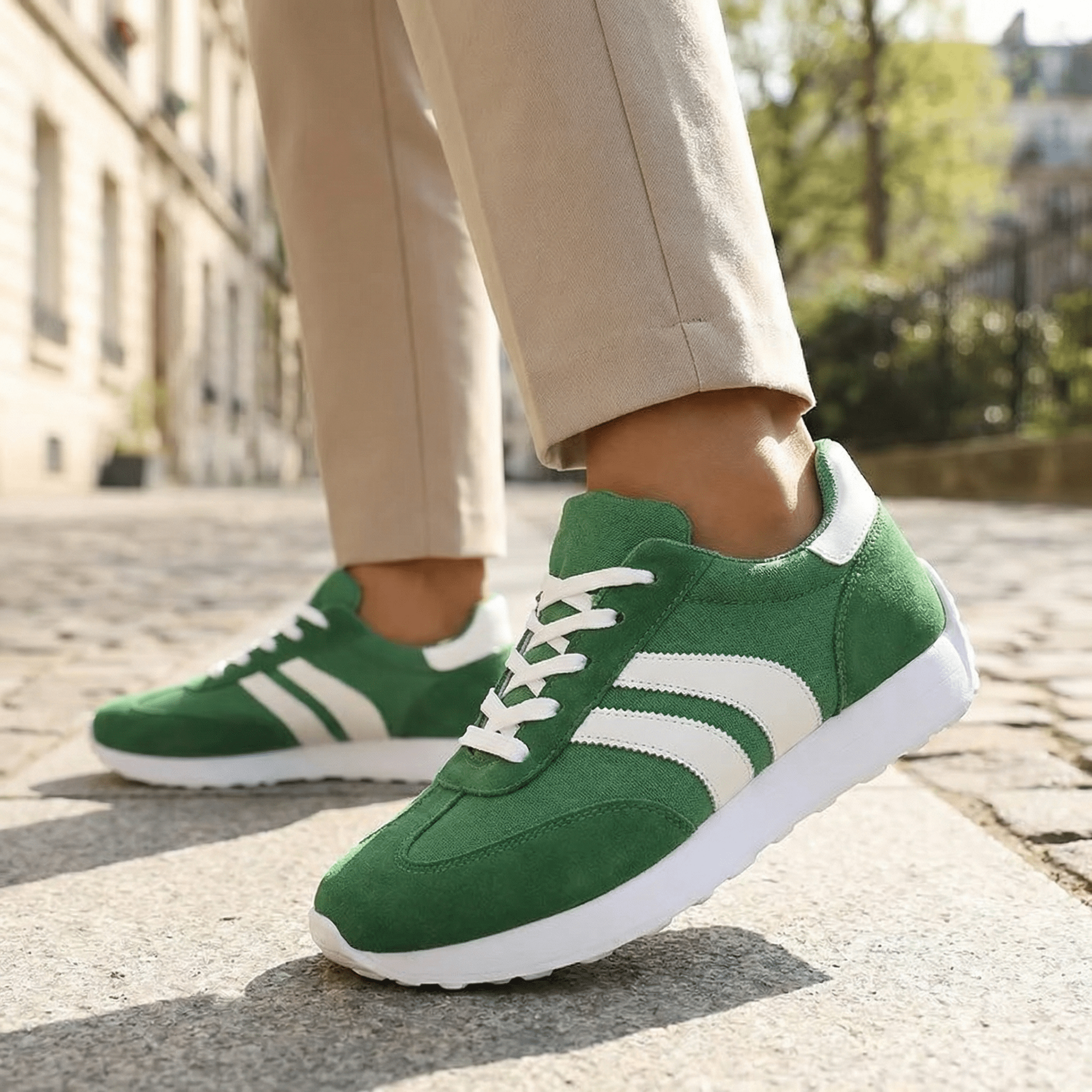 Varsity Retro – Sneakers Classiques Légères & Style Sportif Intemporel - Parallax